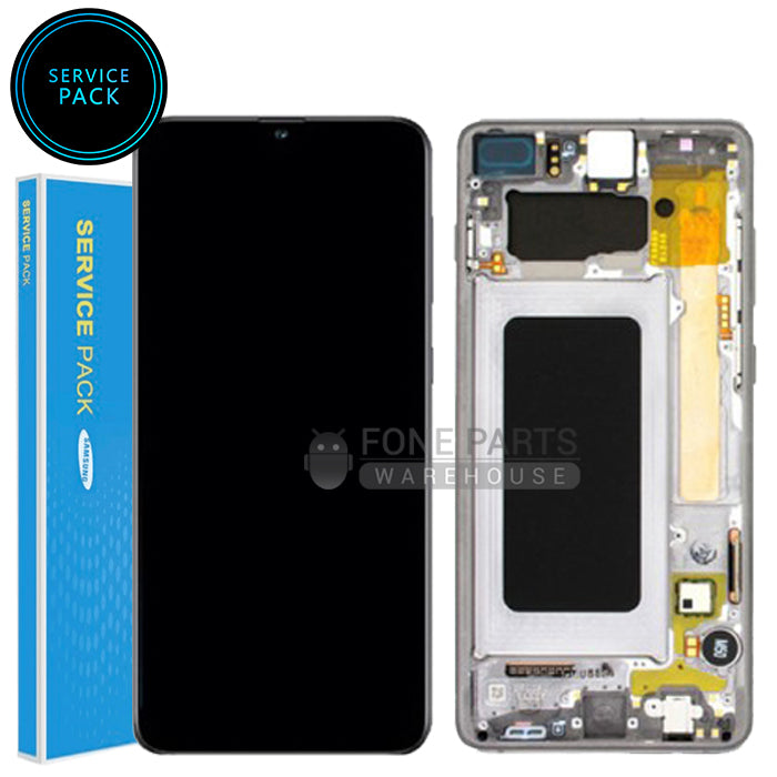 Galaxy M31s (SM-M317) LCD Screen With Touch Digitizer Assembly and Frame (Genuine Service Pack)