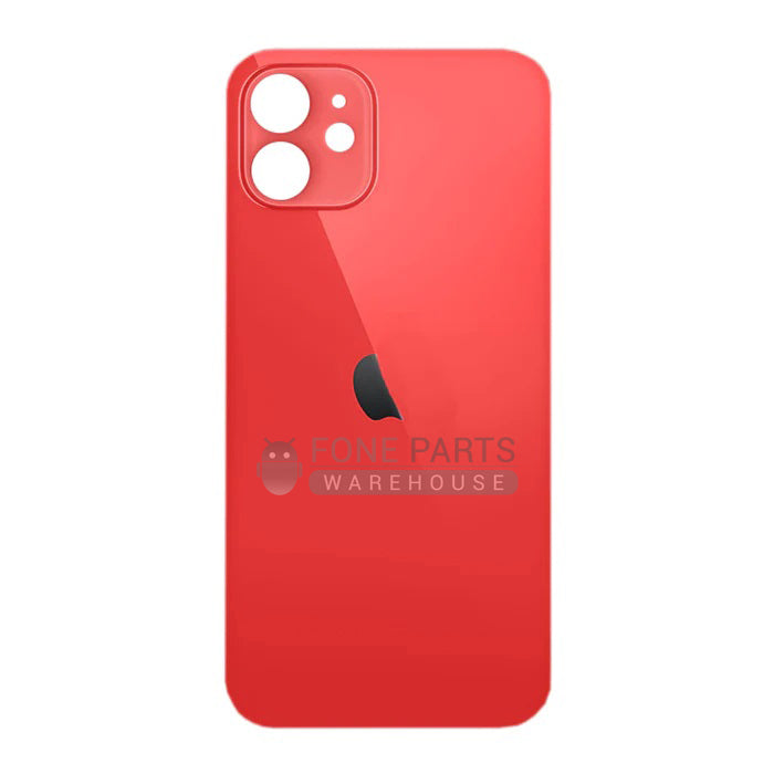 For IPhone 12 Replacement Rear Cover Glass [RED]