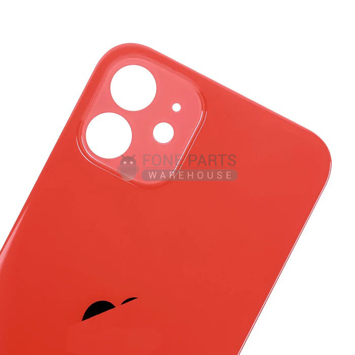 For IPhone 12 Replacement Rear Cover Glass [RED]