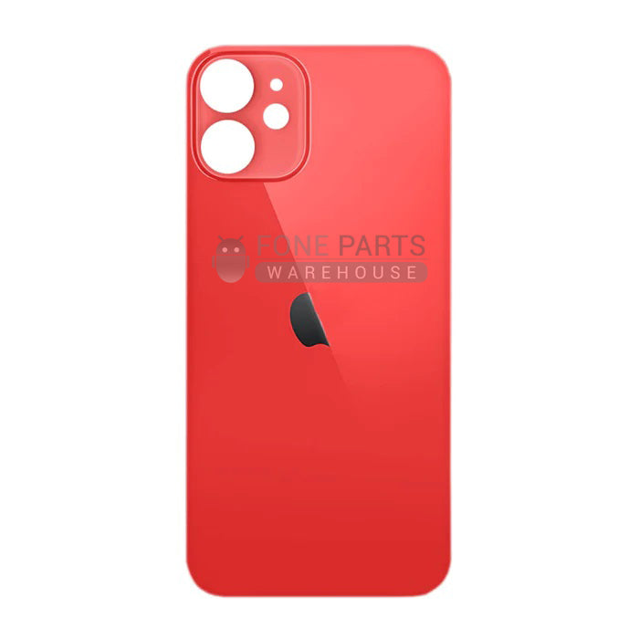 For IPhone 12 Mini Replacement Rear Cover Glass [Red]