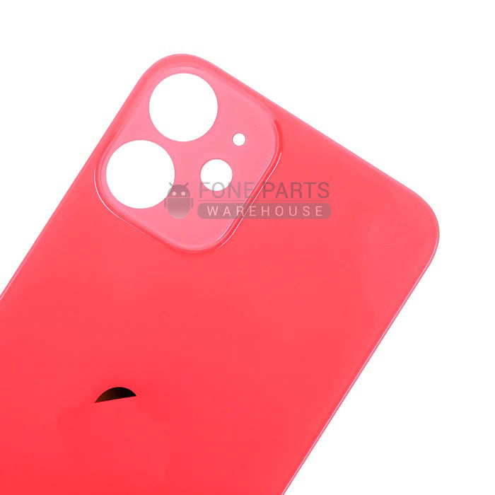 For IPhone 12 Mini Replacement Rear Cover Glass [Red]