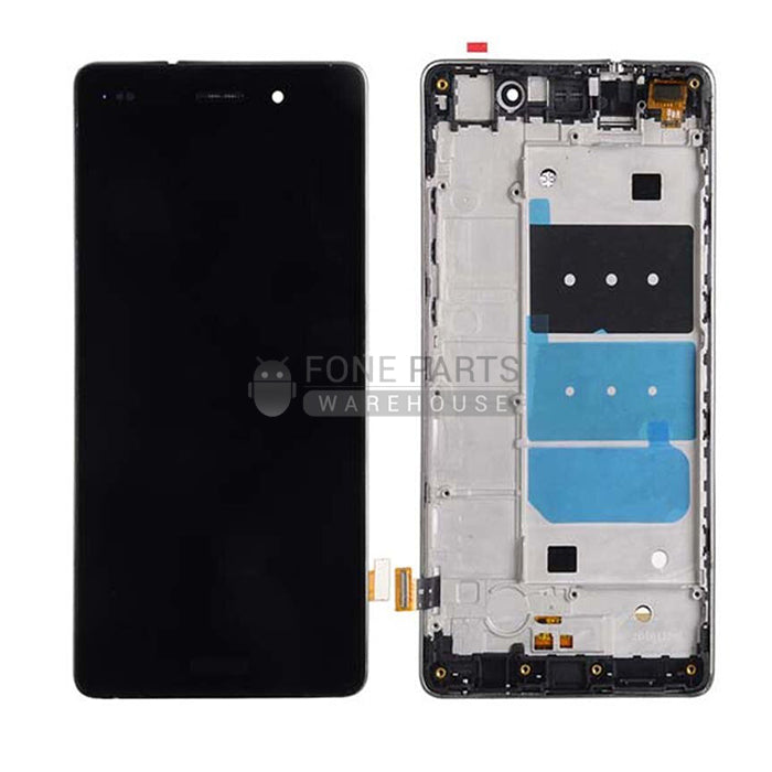 For Huawei P8 Lite Lcd Screen with Touch Digitizer in [Black] [With frame]