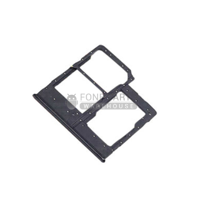 For Galaxy (A405) /A20E (A202) Replacement Dual Sim Card Holder [Black]