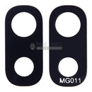 For Galaxy A20 (A205) Replacement Back Camera Lens Glass With Adhesive [Pack of 5]