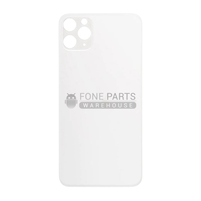 For IPhone 11 Pro Replacement Rear Cover Glass [White]