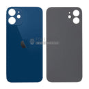 For IPhone 12 Replacement Rear Cover Glass [Blue]
