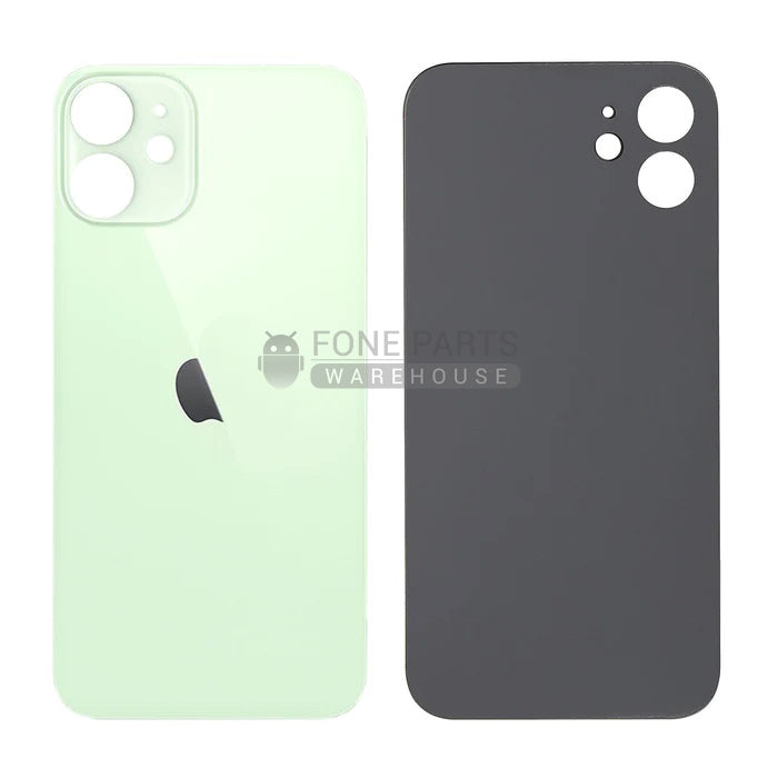 For IPhone 12 Replacement Rear Cover Glass [Green]