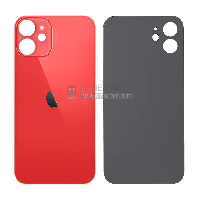 For IPhone 12 Replacement Rear Cover Glass [RED]