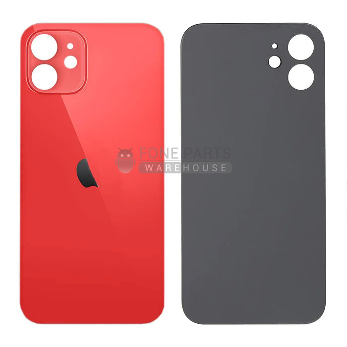 For IPhone 12 Mini Replacement Rear Cover Glass [Red]