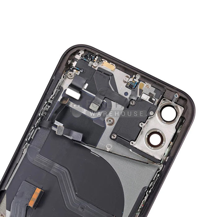 For IPhone 12 Genuine Housing With Parts in [Black] (Grade A Condition Taken From 14 Days Used Phone)