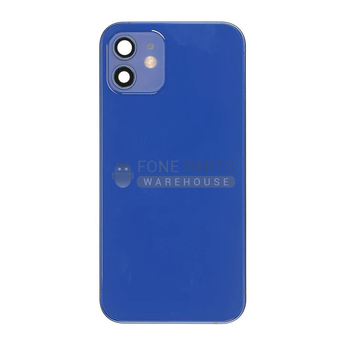 For IPhone 12 Genuine Housing With Parts in [Blue] (Grade A Condition Taken From 14 Days Used Phone)