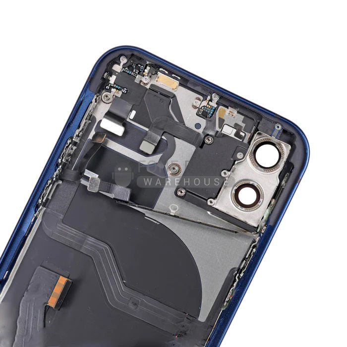 For IPhone 12 Genuine Housing With Parts in [Blue] (Grade A Condition Taken From 14 Days Used Phone)