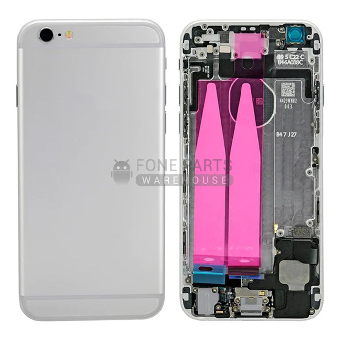 For IPhone 6 Genuine Housing With Parts in [Silver] (Grade A Condition Taken From 14 Days Used Phone)