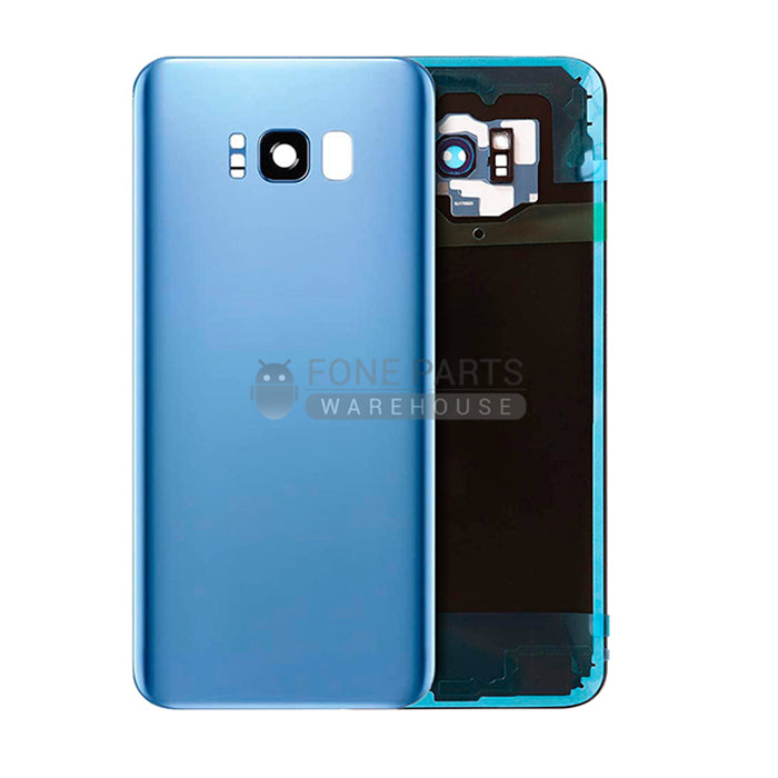 For Galaxy S8 Plus (G955) Replacement Battery Back Cover With Lens [Blue]