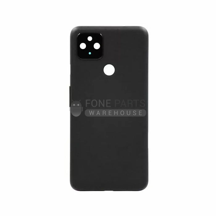 For Google Pixel 4A (5G) Replacement Battery Back Cover [Black]