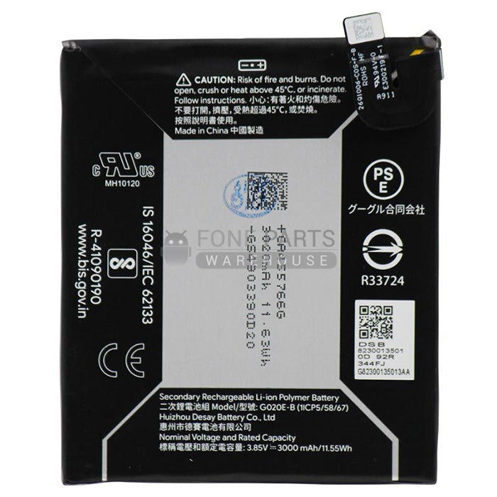 For Google (Pixel 3A) Replacement Battery [Pulled Out Original]