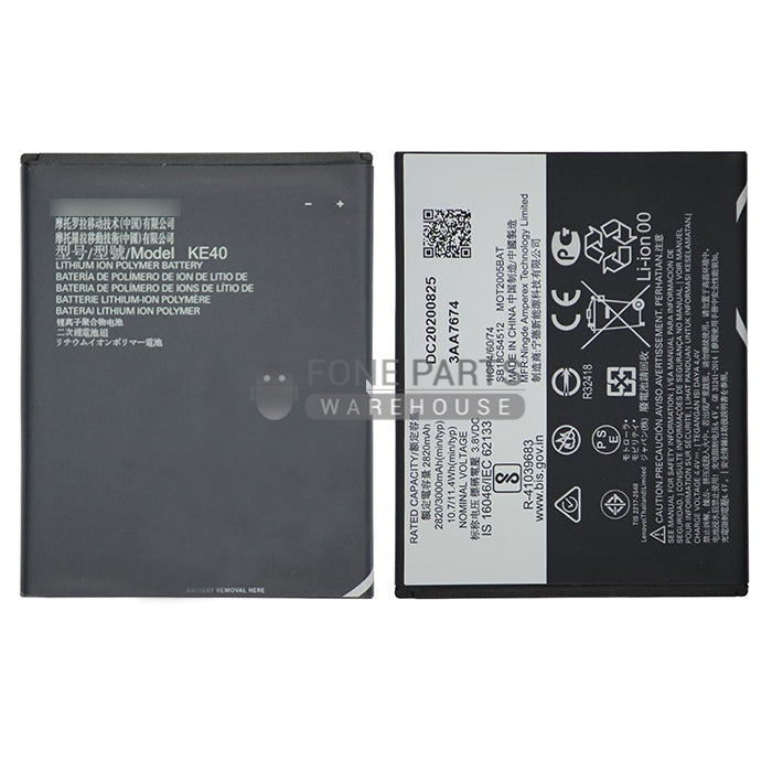 For Motorola E6 Replacement New Battery [KE40] [Assemble with original IC]