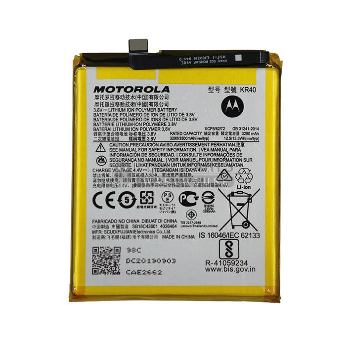 For Motorola One Action / One Vision Original Battery [KR40] [Pulled Out]