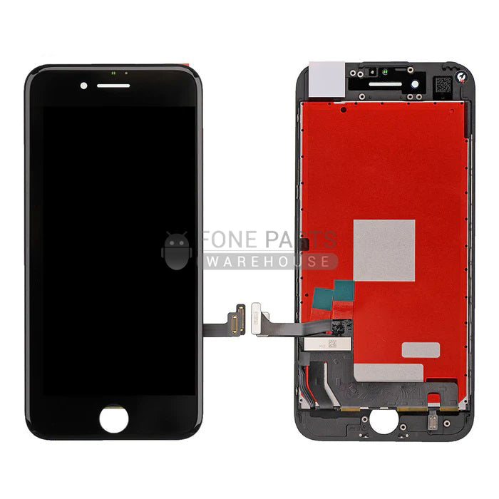 For Iphone 7G Replacement LCD Screen Assembly with Touch Digitizer and Frame [True Tone] [Black]