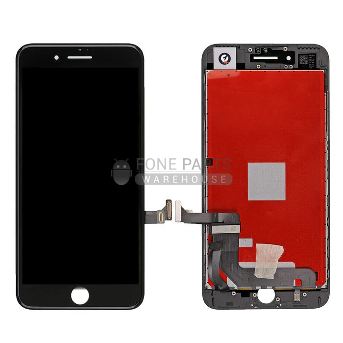 For IPhone 7 Plus Replacement LCD Screen Assembly with Touch Digitizer and Frame [True Tone] [Black]