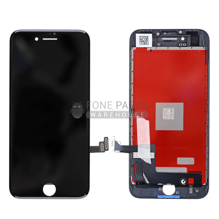 For IPhone 8/SE 2020 Replacement LCD Screen Assembly with Touch Digitizer and Frame [True Tone] [Black]