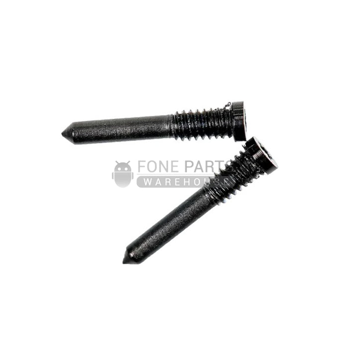 For IPhone X Bottom Screw [2 Piece Set] [Black]