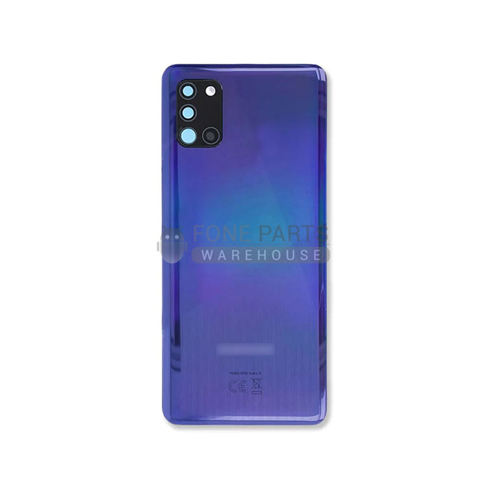 For Galaxy A31 (A315) Replacement Battery Back Cover [ Prism Crush Blue]