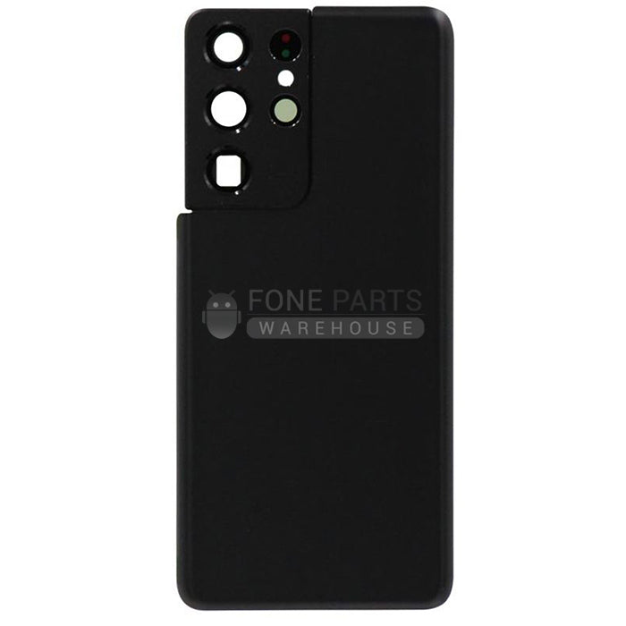 For Galaxy S21 Ultra 5G (SM-G998) Battery Back Cover [Phantom Black]