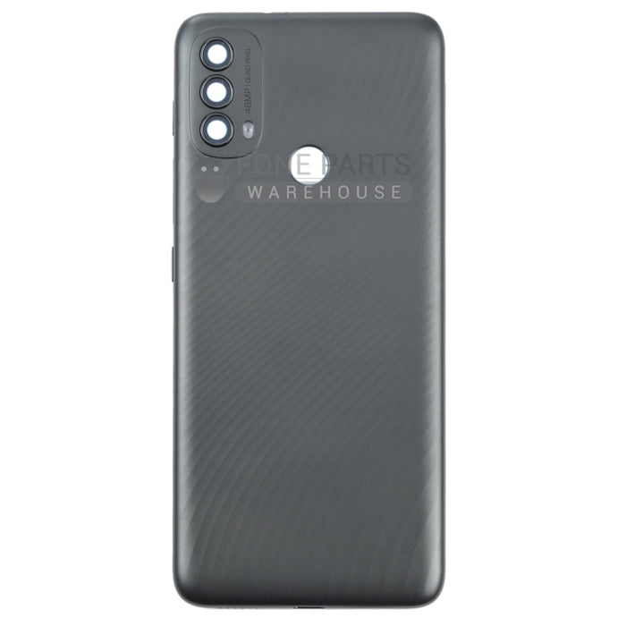 For Motorola E 40 Replacement Battery Back Cover in [Carbon Gray]