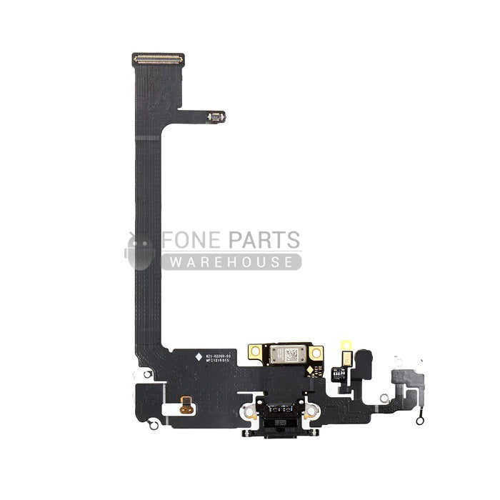 For IPhone 11 Pro Max Genuine Charging Port Flex Cable [Genuine][Black]