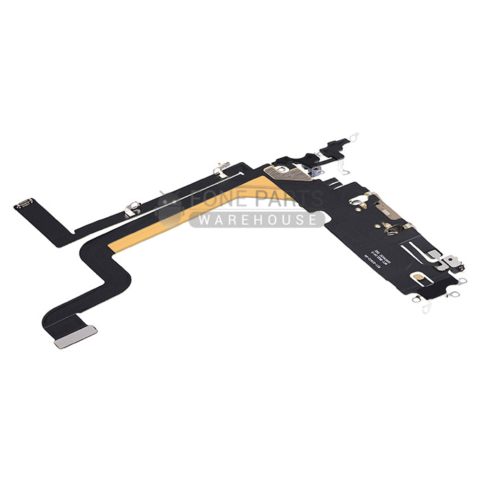 For IPhone 14 Pro Max Genuine Charging Port Flex Cable[Gold]