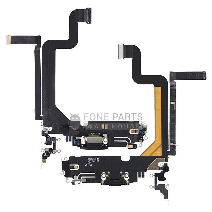 For IPhone 14 Pro Max Genuine Charging Port Flex Cable[Space Black]