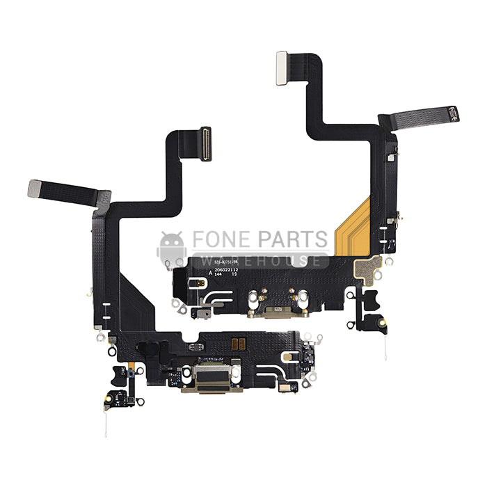 For IPhone 14 pro Genuine Charging Port Flex Cable[Gold]