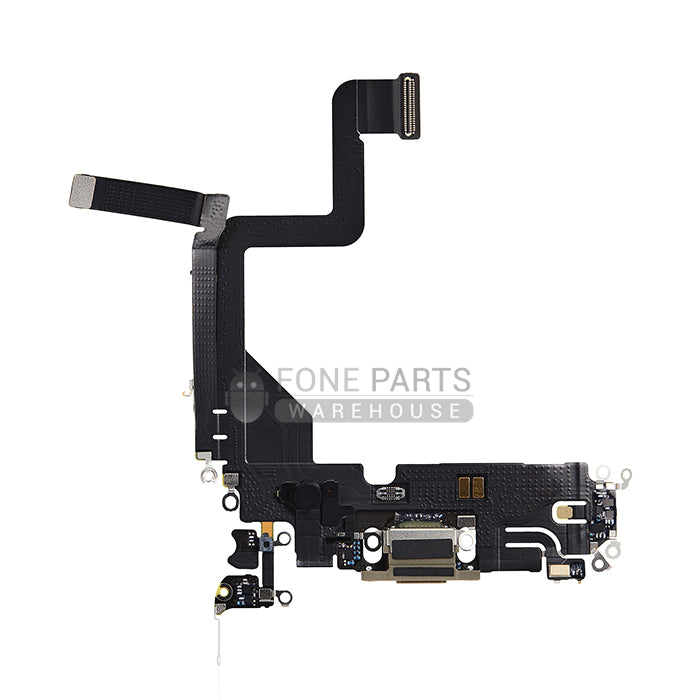 For IPhone 14 pro Genuine Charging Port Flex Cable[Gold]