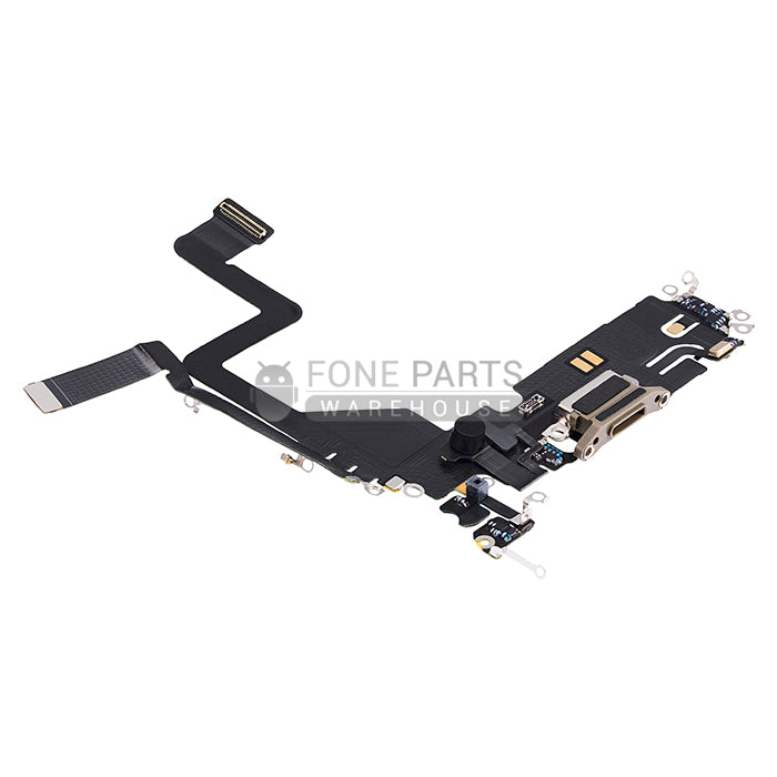 For IPhone 14 pro Genuine Charging Port Flex Cable[Gold]