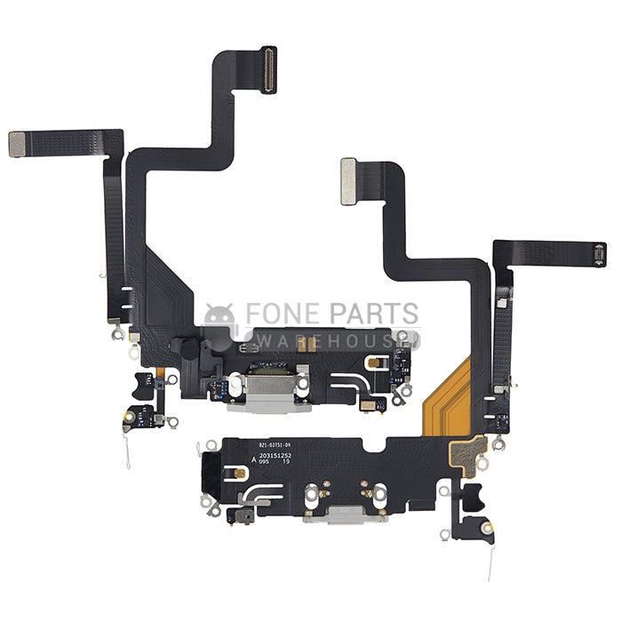 For IPhone 14 pro Genuine Charging Port Flex Cable[Silver]