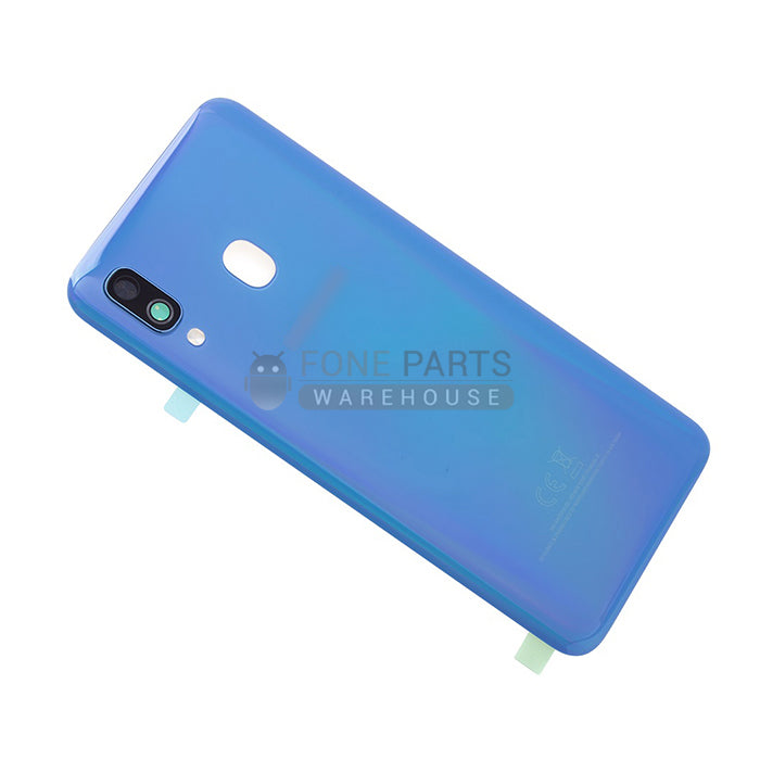 For Galaxy A40 (A405) Replacement Battery Back Cover [Blue]