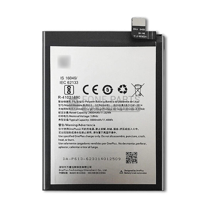 For Oneplus 3/3T Battery [ Assemble with original ic]