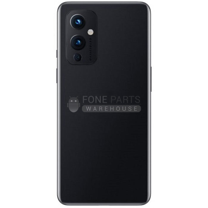 For OnePlus 9 Replacement Battery Back Cover With Camera Lens [Astral Black]