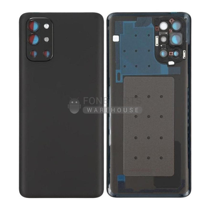 For OnePlus 9R Replacement Battery Back Cover With Camera Lens [Black]