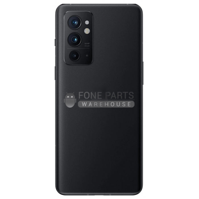 For OnePlus 9RT Replacement Battery Back Cover With Camera Lens [Hacker Black]