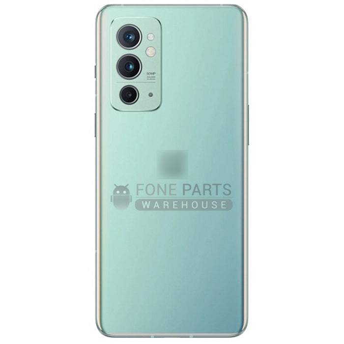 For OnePlus 9RT Replacement Battery Back Cover With Camera Lens [Blue]