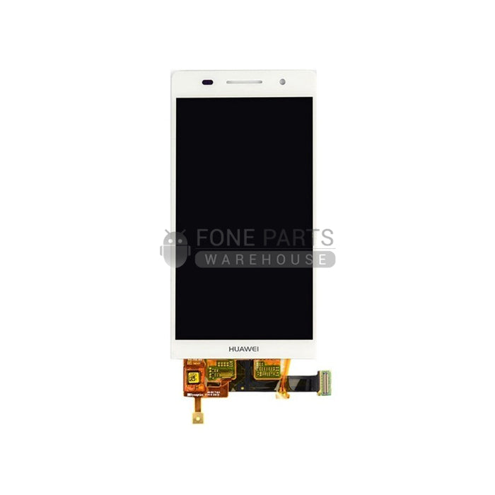 For Huawei P6 /P6 Ascend Lcd Screen with Touch Digitizer in [White]