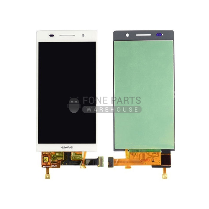 For Huawei P6 /P6 Ascend Lcd Screen with Touch Digitizer in [White]