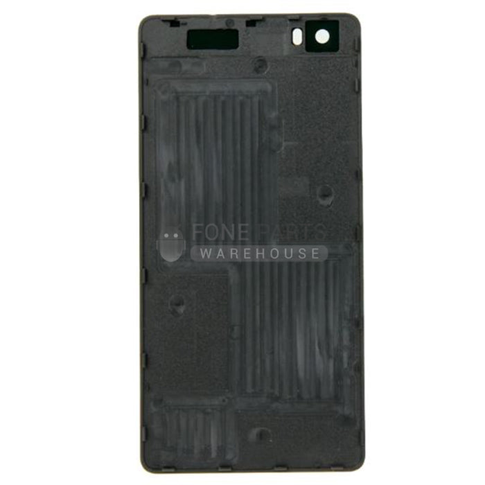 For Huawei P8 Lite Replacement Battery Back Cover With Sticker [Black]