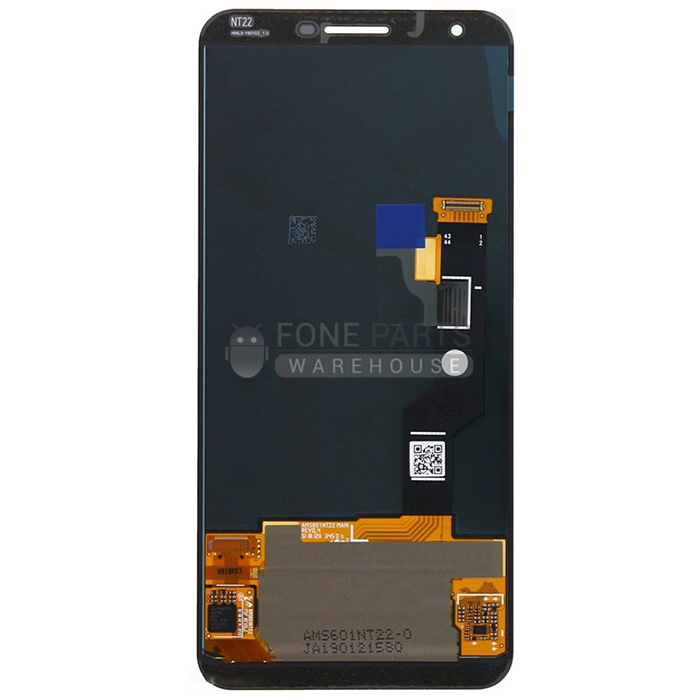 For Google (Pixel 3A XL) Complete Lcd with Digitizer Assembly in [Black] [Original-Refurbished]