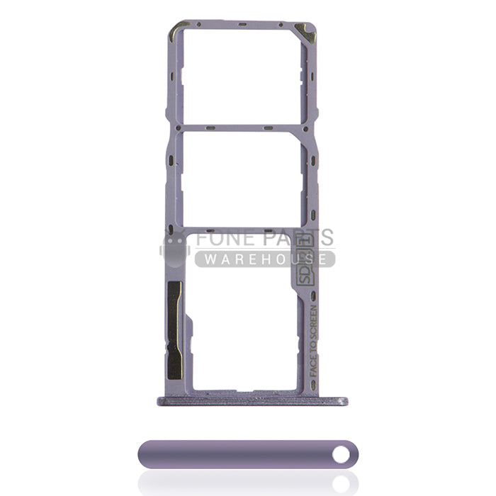 For Motorola G7 Power Replacement Sim Card Tray in [Iced Violet]