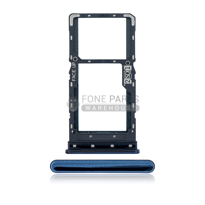 For Motorola G9 Plus Replacement Sim Card Slot Tray [Indigo Blue]