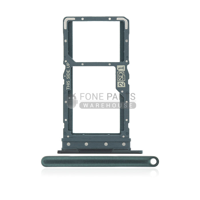 For Motorola G9 Power Replacement Sim Card Slot Tray [Metallic Sage]