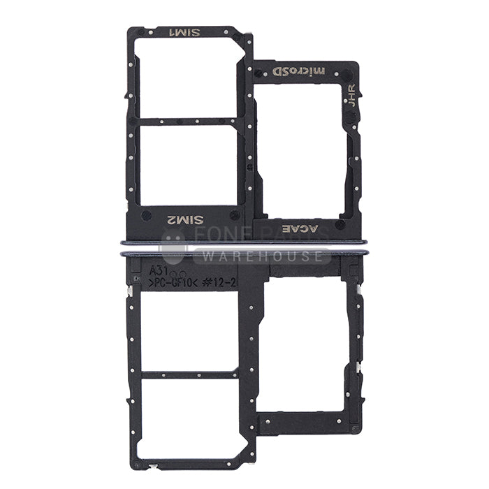 For Galaxy A31 (A315) Replacement Sim Tray [ Prism Crush Black]